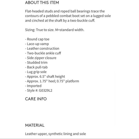 Sam Edelman Jennifer Studded Combat Boots - Picture 3 of 7